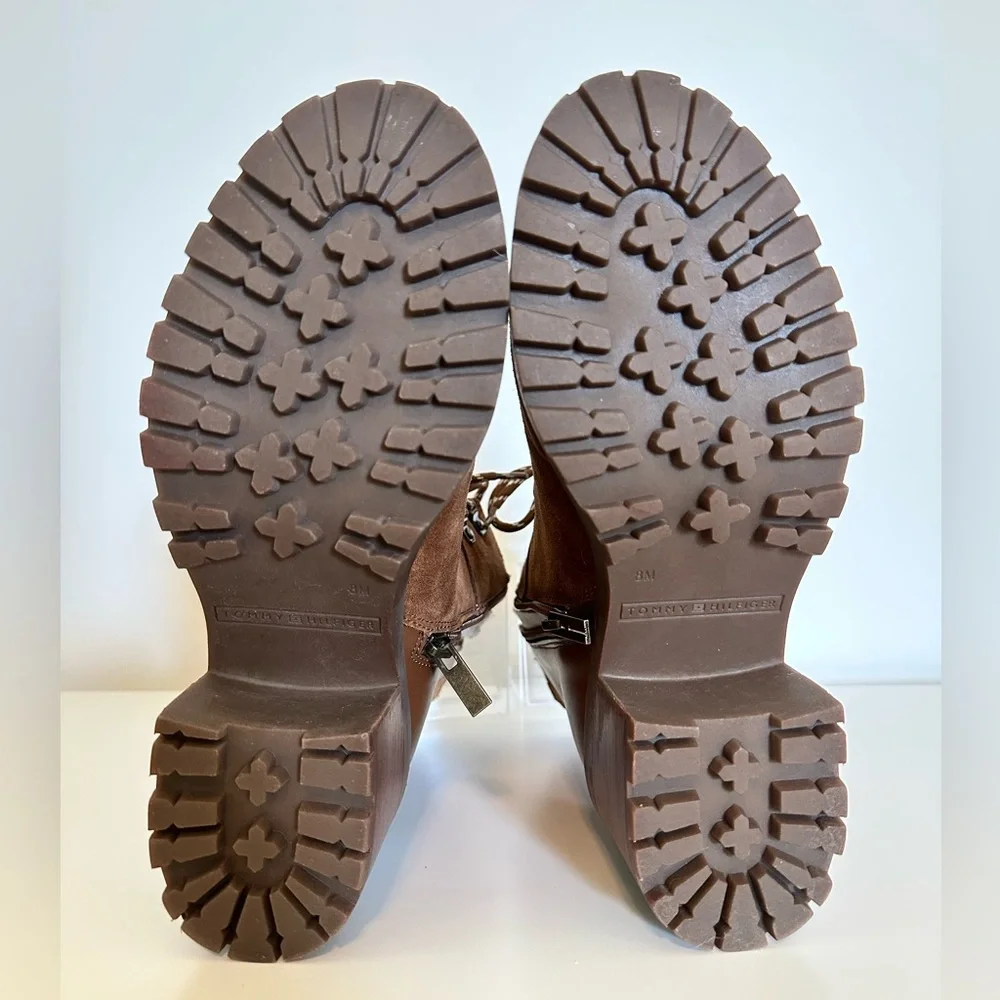 Tommy Hilfiger | Women's Lamere Suede Almond Toe Booties | 8 - Picture 6 of 7